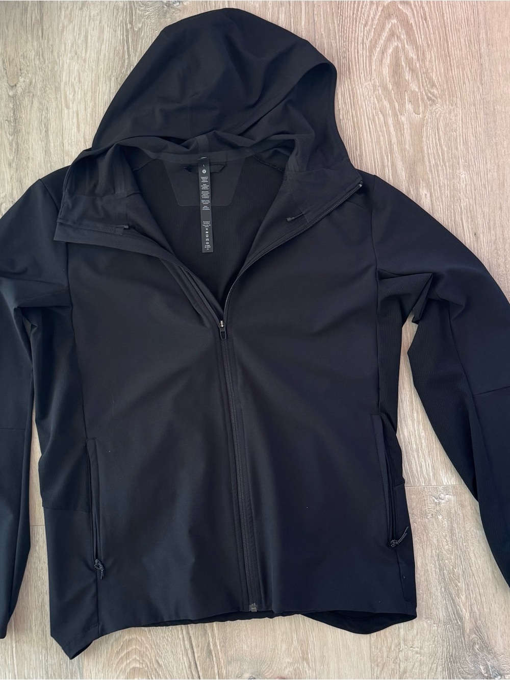 lululemon athletica Black Hooded Utility Jacket